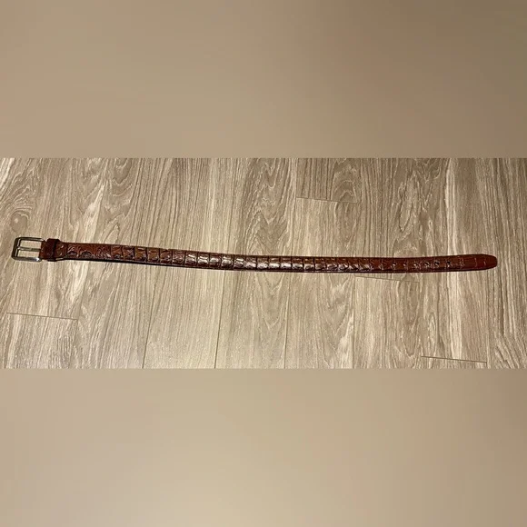 Men’s genuine alligator leather belt - Picture 2 of 4